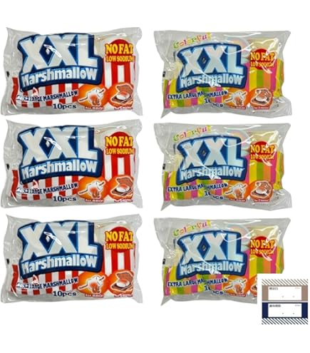 Amazon.co.jp: アンディ XXLマシュマロ 12個×4袋 : 食品・飲料・お酒