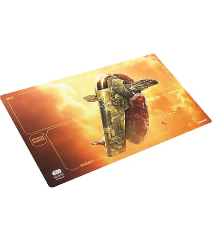 Gamegenic Star Wars: Unlimited Battle Zone – Tapete De Juego Gigante Para 4 Jugadores, 130x70 Cm, Antideslizante Y Con Bordes Cosidos