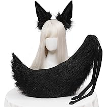 Amazon.co.jp: [YEEFAIRY] 狼 コスプレ 狼耳 カチューシャ 狼