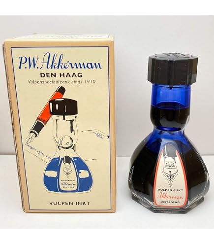 Amazon | 【稀少品】P.W. Akkerman アッカーマン 特殊ボトル 万年筆