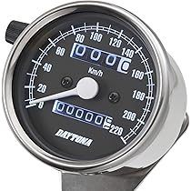 Amazon.co.jp: デイトナ(Daytona) バイク用 機械式 スピード