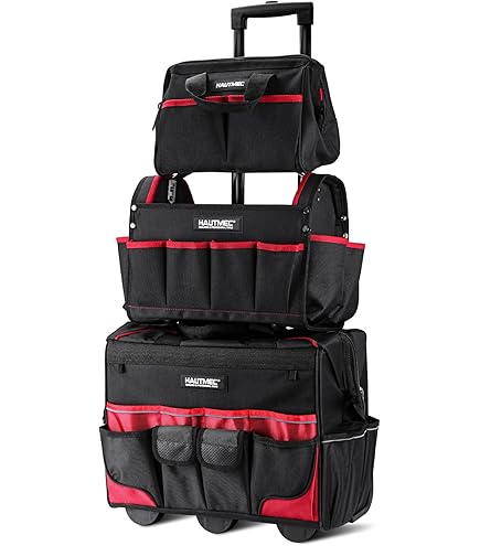 Telescoping Handle Husky 18in Rolling Tool Tote Husky Tool Box