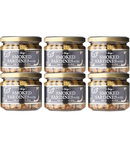 Amazon | スモーク サーディン 瓶 バンガ 187g 3個販売 燻製 オイル
