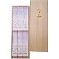 （ 御供 のし付き 包装品 ） 淡路梅薫堂のお線香ギフト（ 御線香贈答用 ）仏様のご馳走 清浄甘茶香 6箱 桐箱 喪中見舞い お悔やみ お供え物 お線香セット 贈り物 #81