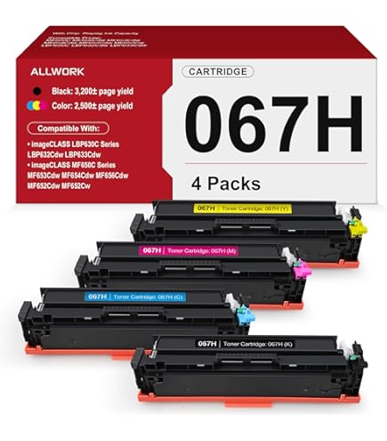Amazon.co.jp: MYTONER 067トナーカートリッジセット Canon 067 067H