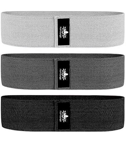 7 Ring Adjustable Loop Resistance Bands For Working Out Walk At Home,Workout Bands Exercise Stretch Band For Women&Men Fitness, Yoga, Pilates-Non-Slip, Durable Rubber, Home/Gym Use(Blue - View #10