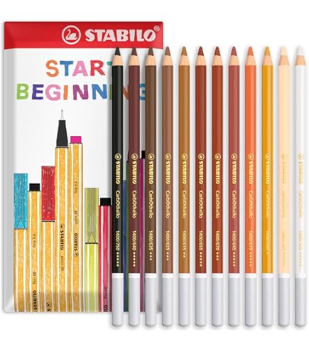 Amazon | STABILO チョーク-パステルペンシル CarbOthello - 12本