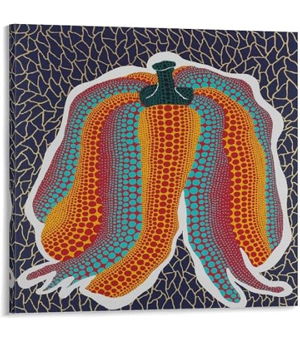 Amazon.co.jp: 草間彌生 アートパネル 絵画 壁掛け アート ポスター 赤