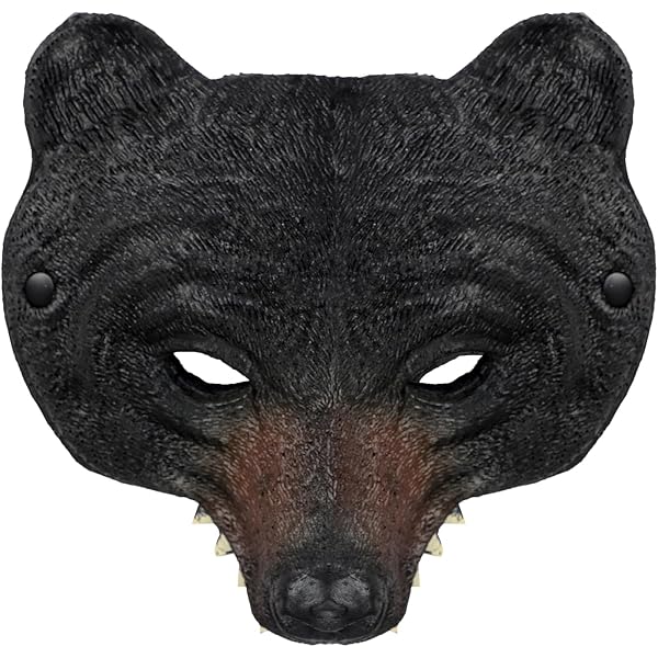 Amazon.co.jp: [Luwecf] リアル クマのマスク フェスティバル