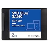 ウエスタンデジタル(Western Digital) WD Blue SATA SSD 内蔵 2TB 2.5インチ (読取り最大 560MB/s 書込み最大 520MB/s) PC メーカー保証5年 WDS200T3B0A-EC SA510 【国内正