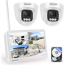 130°超多角屋外AI人体検知 防犯カメラ×8 10インチモニター 500万画素 Amazon.co.jp: 【800万画素対応・130°広角】Anakk 防犯カメラ 屋外 2台