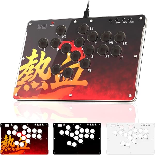 Amazon.co.jp: SUNGA 17ボタン レバーレス コントローラー 黒 : ゲーム