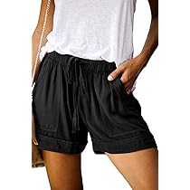 BTFBM Women Casual Shorts Plain Solid 