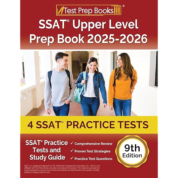Amazon | SSAT Upper Level Prep Book - Full-Length Practice Tests