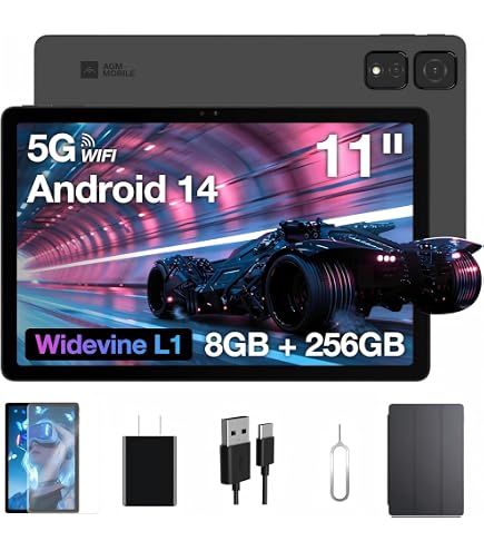 Amazon.co.jp: AGM PAD T2 11 インチ Android 14 タブレット MTK G85 4