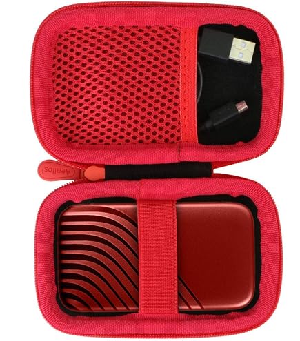 Amazon.co.jp: WD Portable SSD 1TB Red USB3.2 Gen2 My Passport SSD
