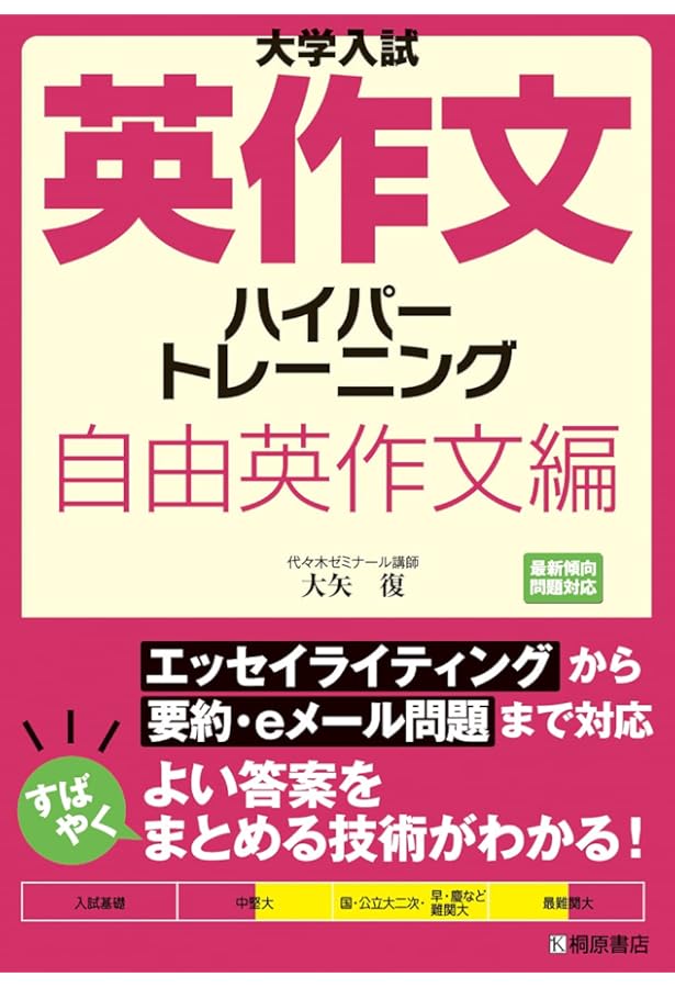 大学入試最難関大への英作文ハイパートレーニング 大学入試 最難関大への英作文 ハイパートレーニング 新装版 | 大矢 復