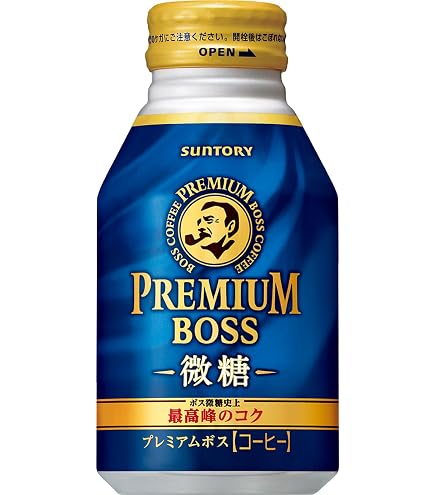 Amazon.co.jp: サントリー コーヒー プレミアムボス ブラック 390g
