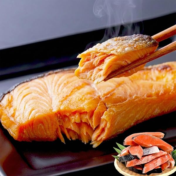 Amazon.co.jp: 【工場直送】 【訳あり】 B級 鮭切り身 (銀鮭) 1kg