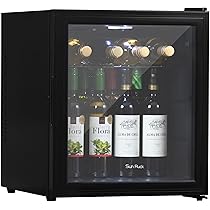 Amazon.co.jp: SunRuck ワインセラー 小型 縦置き 16本収納 強化ガラス