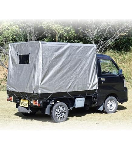 Amazon.co.jp: メタルテック 軽トラック幌セット 【200/500系ダイハツ