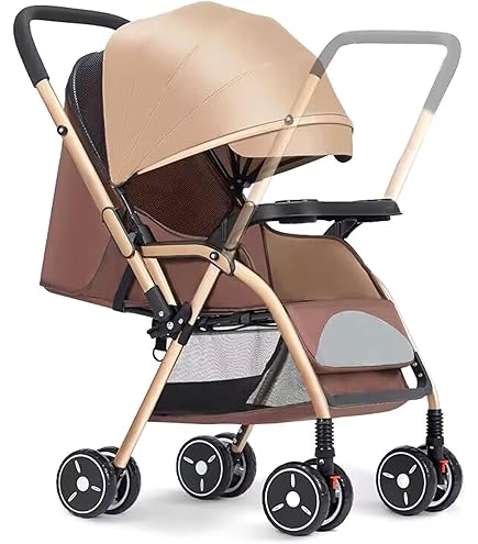 Amazon.co.jp: HZDMJ 両対面 ベビーカー ab型 折り畳み 軽量
