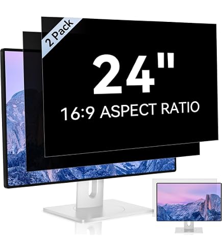 Filtro Privacy Kensington Per Monitor 23.8'' (16:9) - Schermo Antispia E Riduce Luce Blu