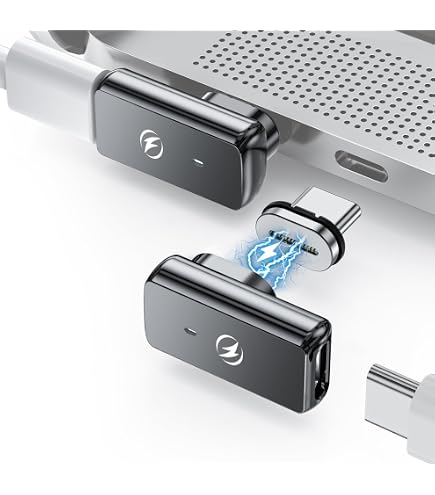Amazon.co.jp: DuHeSin USB C マグネットアダプター、(2個入)90度磁性