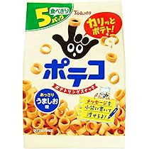 Amazon.co.jp: 東ハト 5Pポテコうましお味 110g : 食品・飲料・お酒