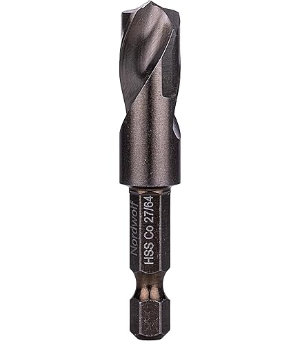 NordWolf 21-Piece M35 Cobalt Drill Bit Set 1/16 to 1/2 (21