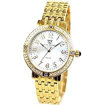 宝石鑑別書付 天然サファイア・天然ダイヤモンド付 腕時計 電池交換要