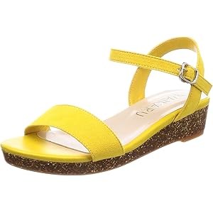 [オリエンタルトラフィック] ストラップ コルク ヒール サンダル レディース WK-903