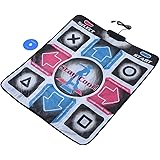 Richer-R ダンスステップ ダンスマットパッド ノンスリップ 耐久性 耐摩耗性 ダンサーブランケット USBを付ける PCに対応