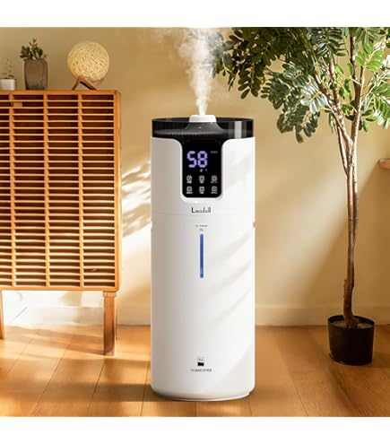 Amazon.co.jp: 加湿器 大容量 8L 【2024極上加湿・UV四重除菌・ダブル