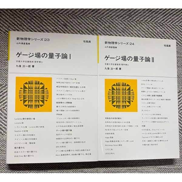 ゲージ場の量子論 (2) (新物理学シリーズ 24) | 九後 汰一郎 |本
