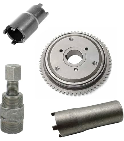 Motorcycle Flywheel Tool Kit - Adjustable Spanner Wrench, 24mm & 27mm Flywheel Puller, 20mm & 24mm Clutch Lock Nut Tool - View #9