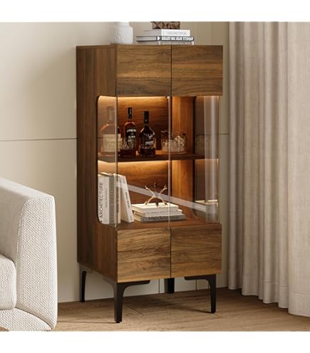 Amazon.co.jp: ガラスキャビネット/ディスプレイ収納ケース 【幅50cm