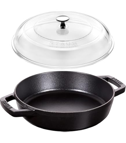 Amazon｜ストウブ(Staub) 「 両手フライパン ブラック 20cm