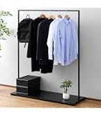 Amazon｜FiDi ハンガーラック ガス管 アイアン 黒 パイプ