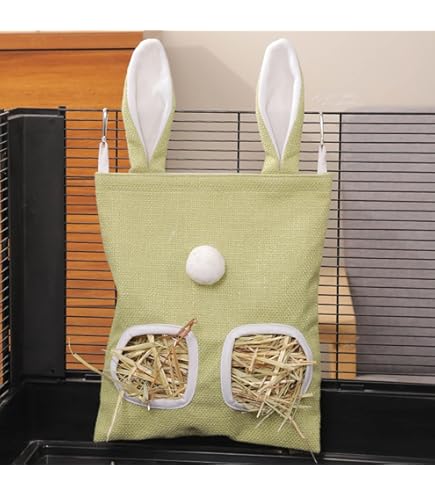 Amazon | うさぎエサ入れ 牧草袋 餌入れ 牧草入れ 干し草 ウサギ餌入れ