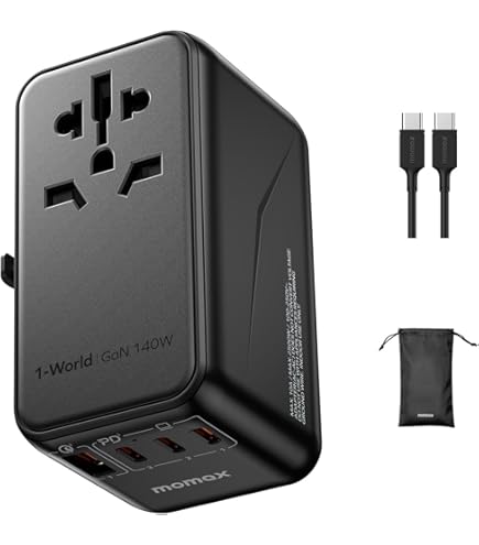 Amazon.co.jp: 【GaN採用・170W高出力】海外旅行用変換プラグ