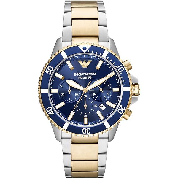 Emporio Armani Men's Dress Watch with Stainless Steel