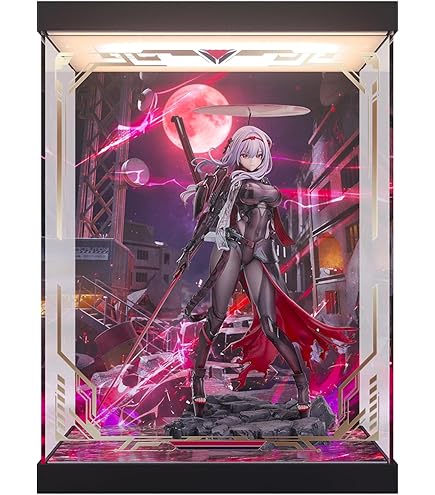 NIKKE 紅蓮 1/7 完成品フィギュア➕専用 展示ケース ZSH6956U フィギュア専門店 -ソダチトイズ / 勝利の女神：NIKKE 紅蓮 1/7