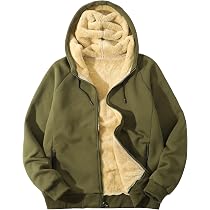 Winter Fleece Sherpa Lined Sweatshirt 