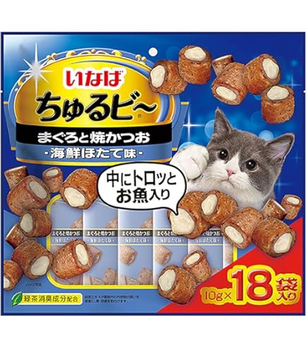 Amazon.co.jp: いなば ちゅるビ~ まぐろバラエティ 10g×36袋 猫用