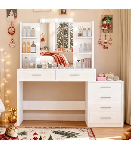 Amazon｜MALM マルム ドレッサー - ホワイトステインオーク調 120x41