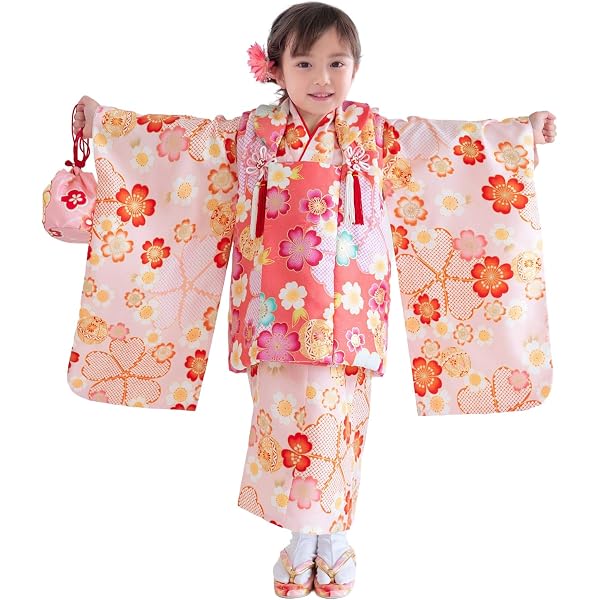 Amazon | [KYOETSU] [キョウエツ] 着物セット 七五三用 3歳用 被布