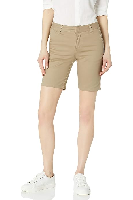 Inseam Solid Bermuda Short Shorts 
