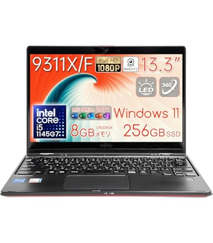 Fujitsu Lifebook U9311X/F i5第11世代／オフィス付き 楽天市場】良品 フルHD タッチ 13.3インチ Fujitsu LIFEBOOK U9311X/F