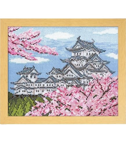Amazon | 東京文化刺繍キット No176 こけ寺（3号）(Bunka Embroidery